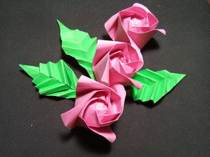折玫瑰花折纸方法,折玫瑰花教程