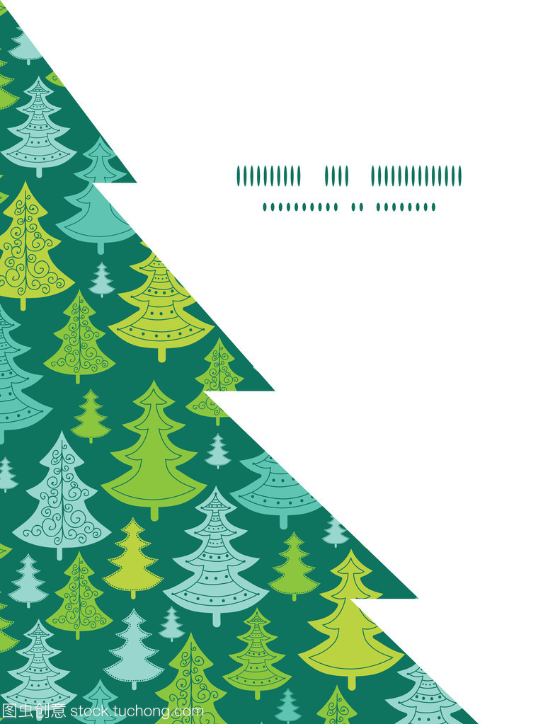 圣诞树模板图片,圣诞树图片制作方法